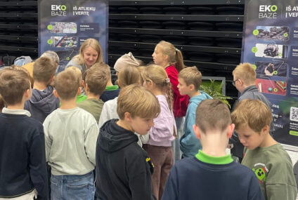 Ekobazės komanda Jaunimo tvarumo festivalyje Litexpo 2026 10 27