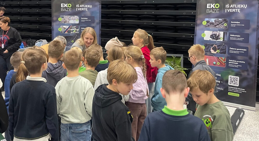 Ekobazės komanda Jaunimo tvarumo festivalyje Litexpo 2026 10 27